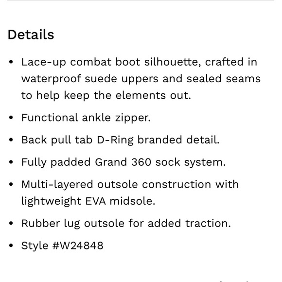 NWT COLE HAAN WATERPROOF SUEDE BOOTIE - Picture 11 of 16